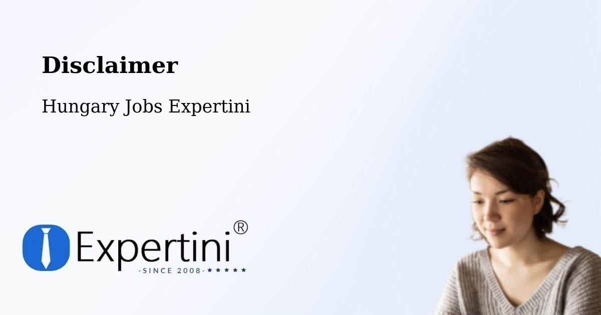 Disclaimer – Decs - Hungary Jobs Expertini